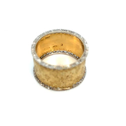 Mario Buccellati Engraved Gold Band Ring ca 1960s - Castafiore