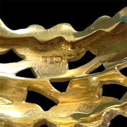 Mario Buccellati "Foglie" Collection Gold Band Ring - Castafiore