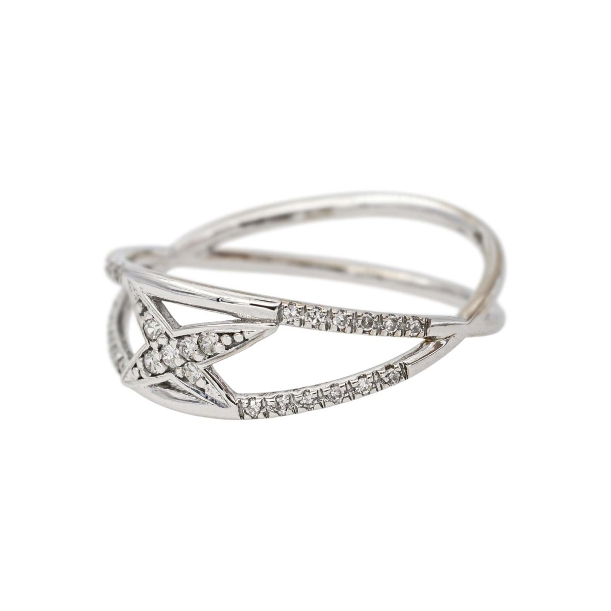Mauboussin Bague A la croisée des étoiles Or blanc Diamant - Castafiore
