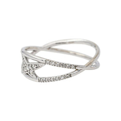 Mauboussin Bague A la croisée des étoiles Or blanc Diamant - Castafiore