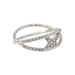Mauboussin Bague A la croisée des étoiles Or blanc Diamant - Castafiore