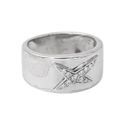 Mauboussin Bague Bandeau Etoile Divine Or blanc Diamant - Castafiore