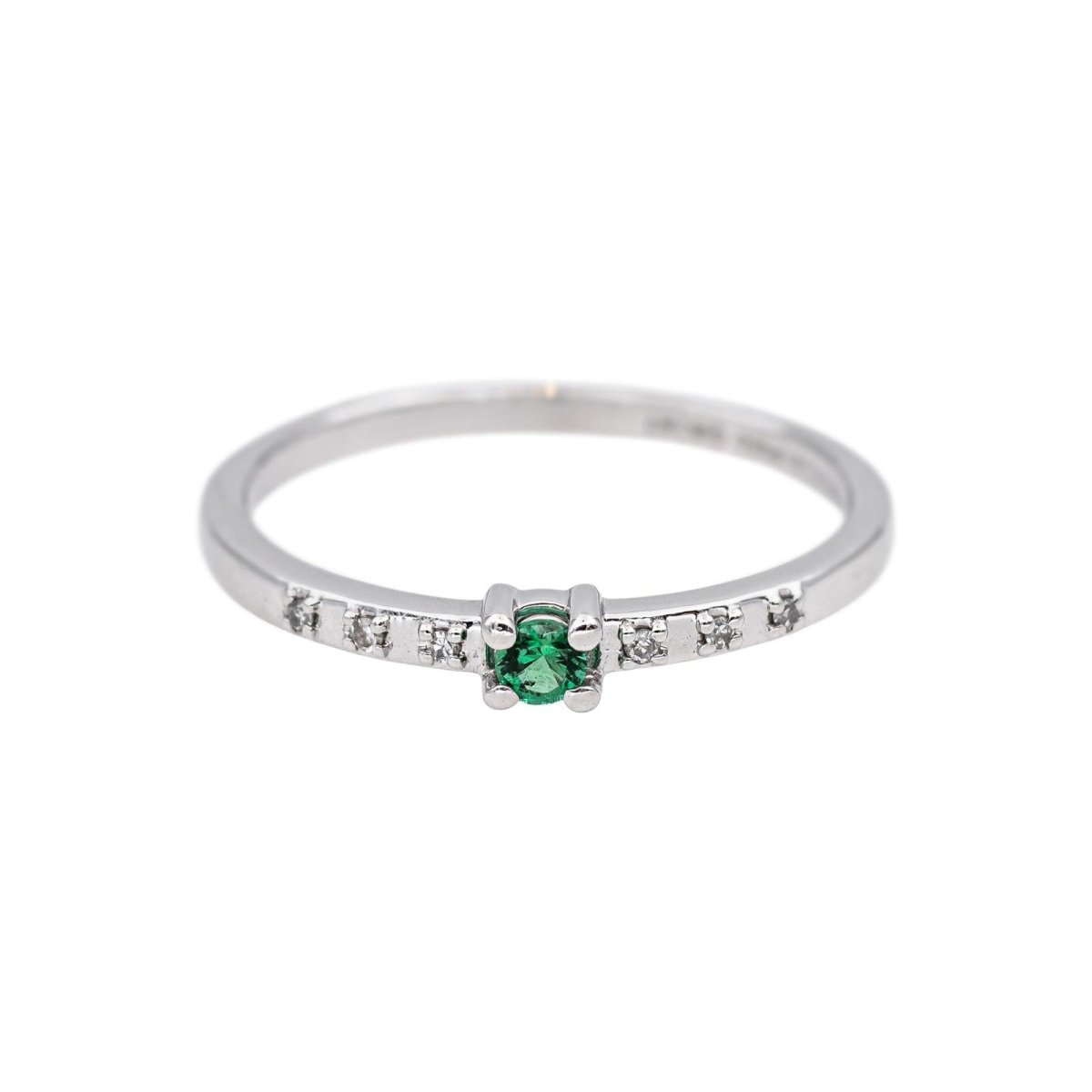 Mauboussin Bague Capsule d'émotions Or blanc Emeraude - Castafiore