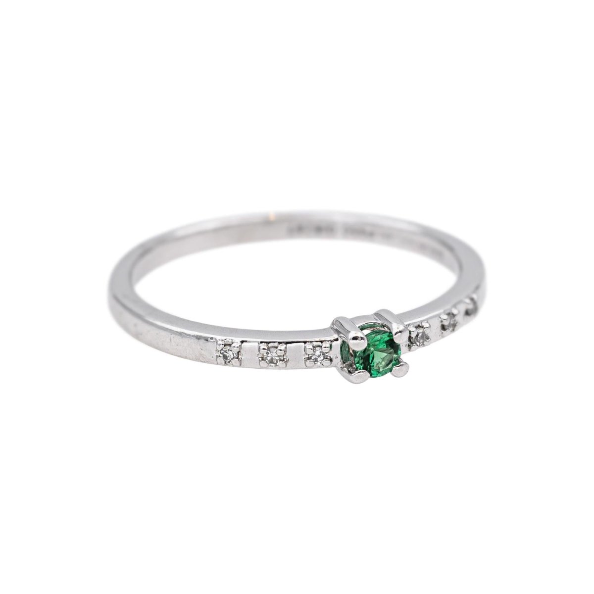 Mauboussin Bague Capsule d'émotions Or blanc Emeraude - Castafiore