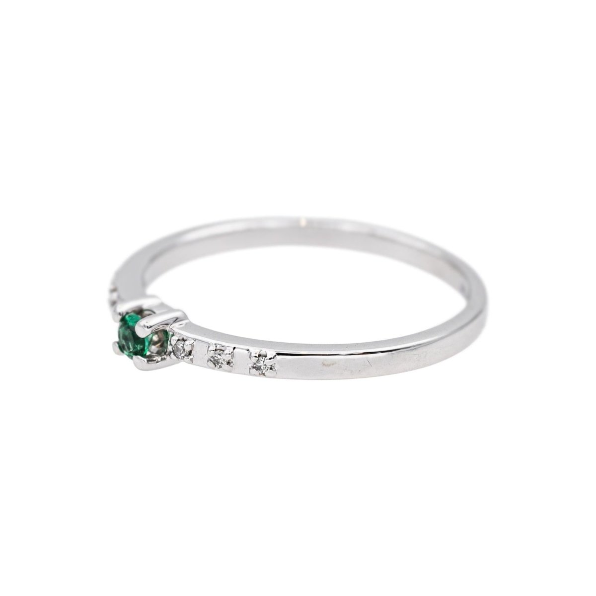 Mauboussin Bague Capsule d'émotions Or blanc Emeraude - Castafiore