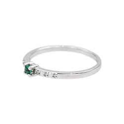 Mauboussin Bague Capsule d'émotions Or blanc Emeraude - Castafiore