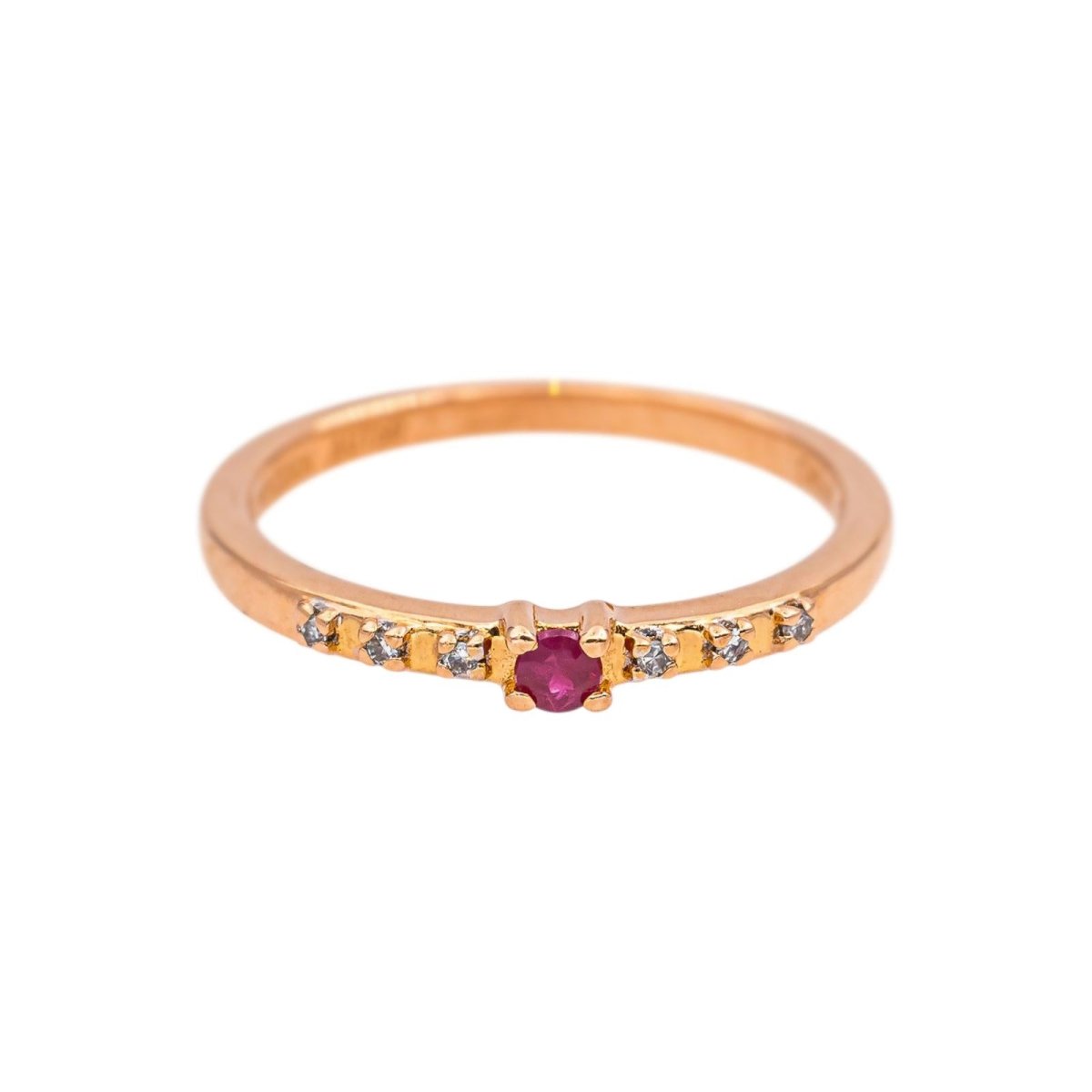 Mauboussin Bague Capsule d'émotions Or rose Rubis - Castafiore