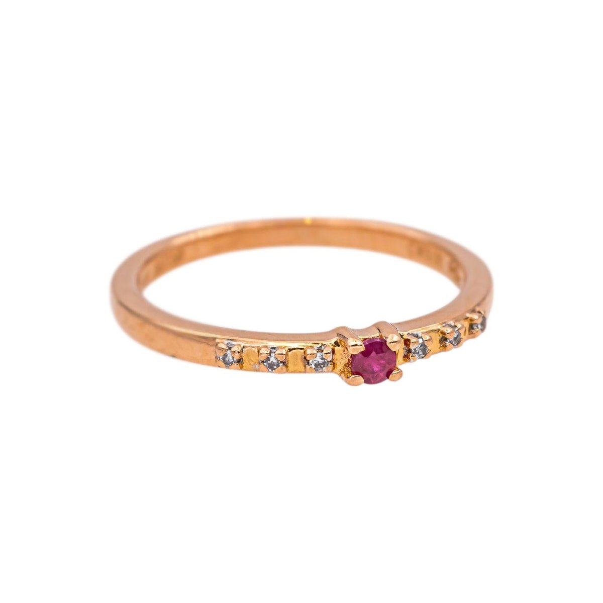 Mauboussin Bague Capsule d'émotions Or rose Rubis - Castafiore