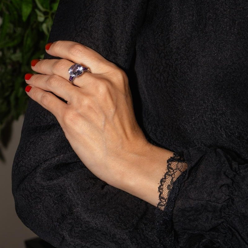 Mauboussin Bague Libre et Sensuelle Or blanc Améthyste - Castafiore