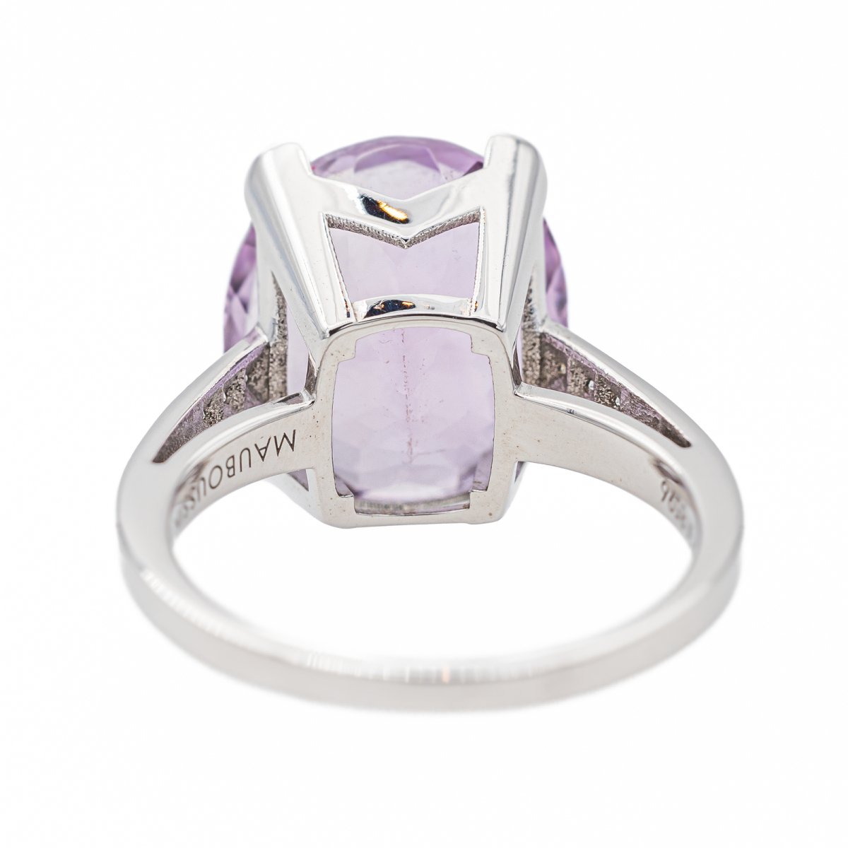 Mauboussin Bague Mon bébé d'amour Or blanc Améthyste - Castafiore