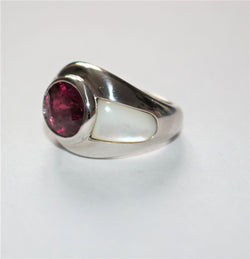 MAUBOUSSIN bague NADIA rubellite - Castafiore