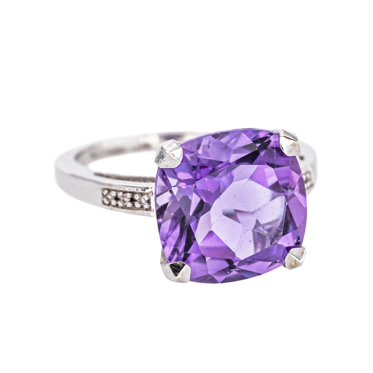 Mauboussin Bague Petit visage d'amour Or blanc Améthyste - Castafiore