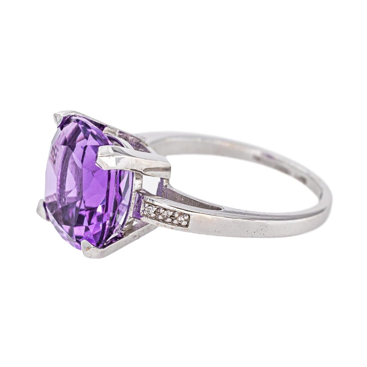 Mauboussin Bague Petit visage d'amour Or blanc Améthyste - Castafiore