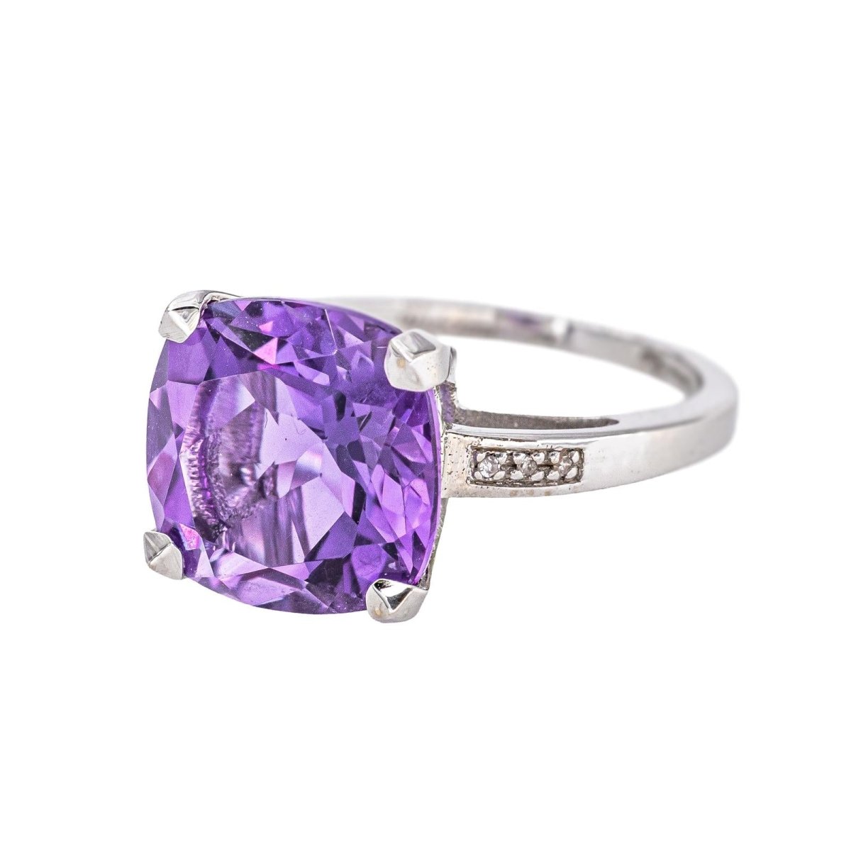 Mauboussin Bague Petit visage d'amour Or blanc Améthyste - Castafiore