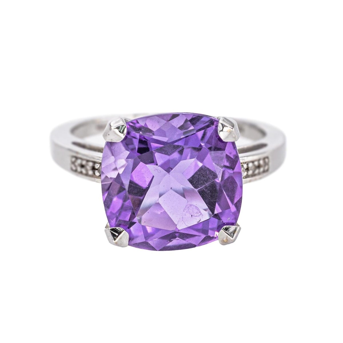 Mauboussin Bague Petit visage d'amour Or blanc Améthyste - Castafiore