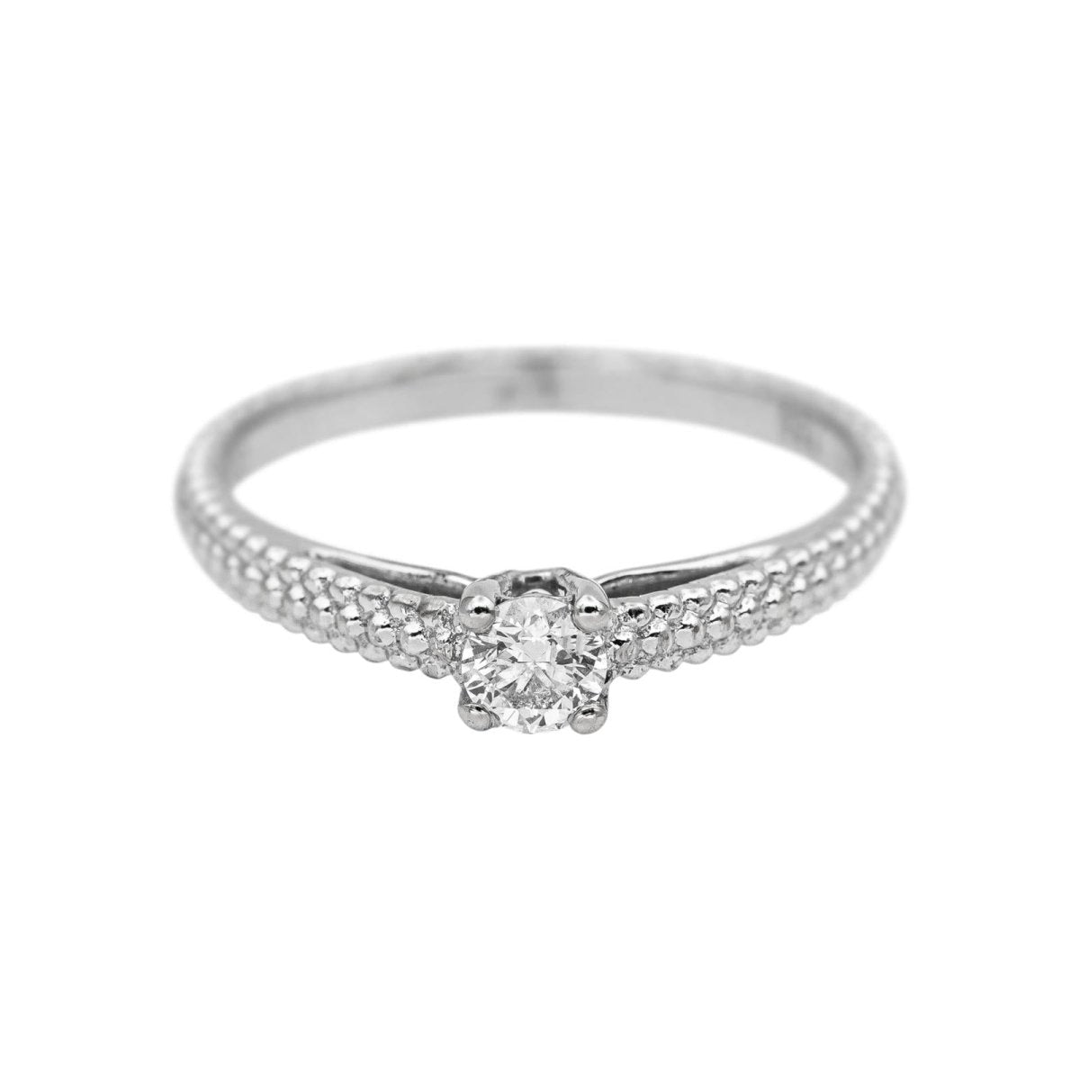 Mauboussin Bague Solitaire Fan du premier jour Or blanc Diamant - Castafiore