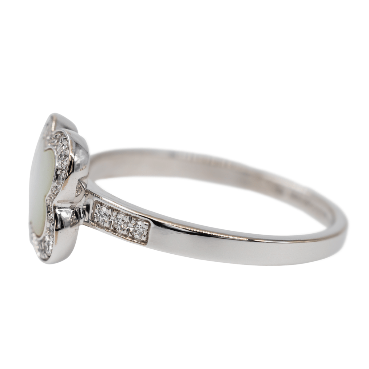 Mauboussin Bague Trèfle de Toi Or blanc Nacre - Castafiore