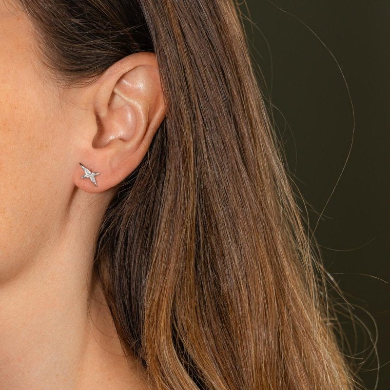 Mauboussin Boucles d'oreilles French Valentine Or blanc Diamant - Castafiore