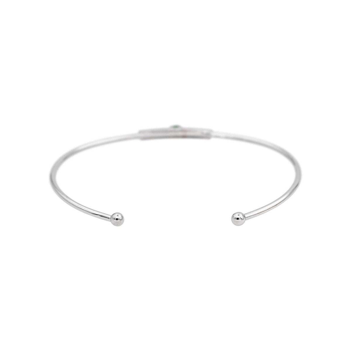 Mauboussin Bracelet Capsule d'émotions Or blanc Emeraude - Castafiore