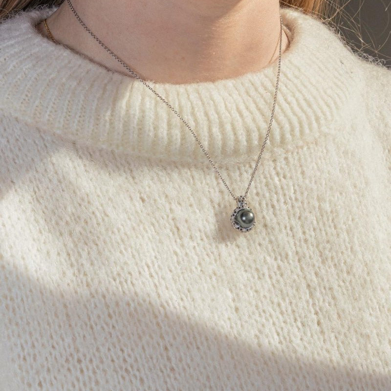 Mauboussin Collier Caviar mon amour Or blanc Perle - Castafiore