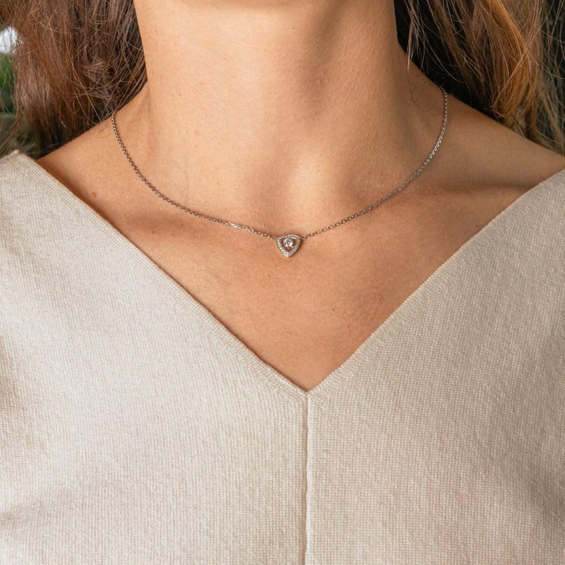 Mauboussin Collier Or blanc Diamant - Castafiore