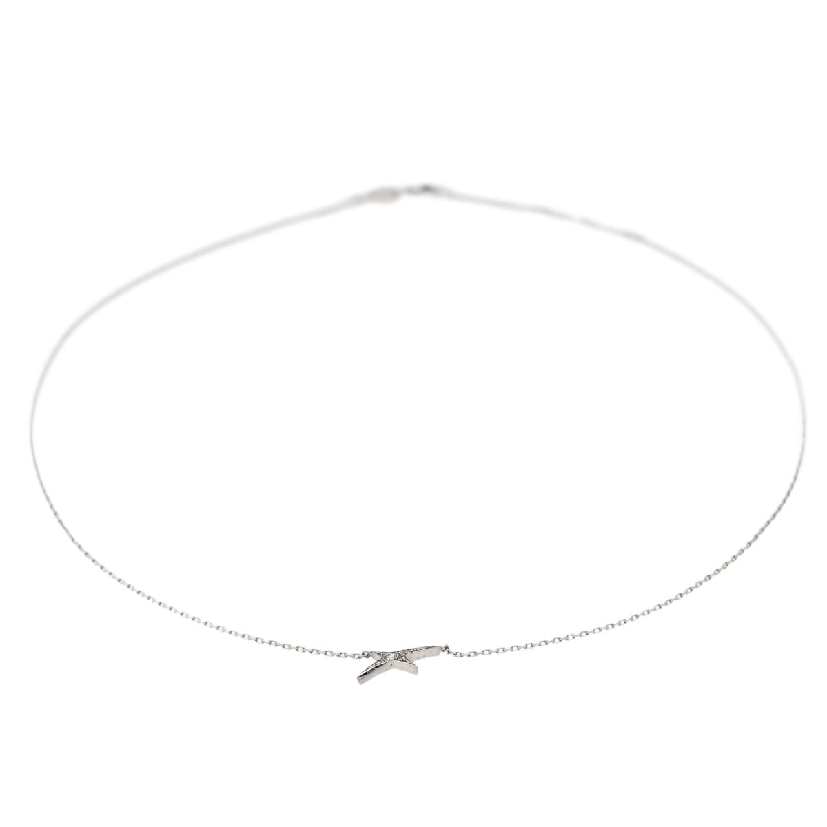 Mauboussin Collier Pendentif French Valentine Or blanc Diamant - Castafiore