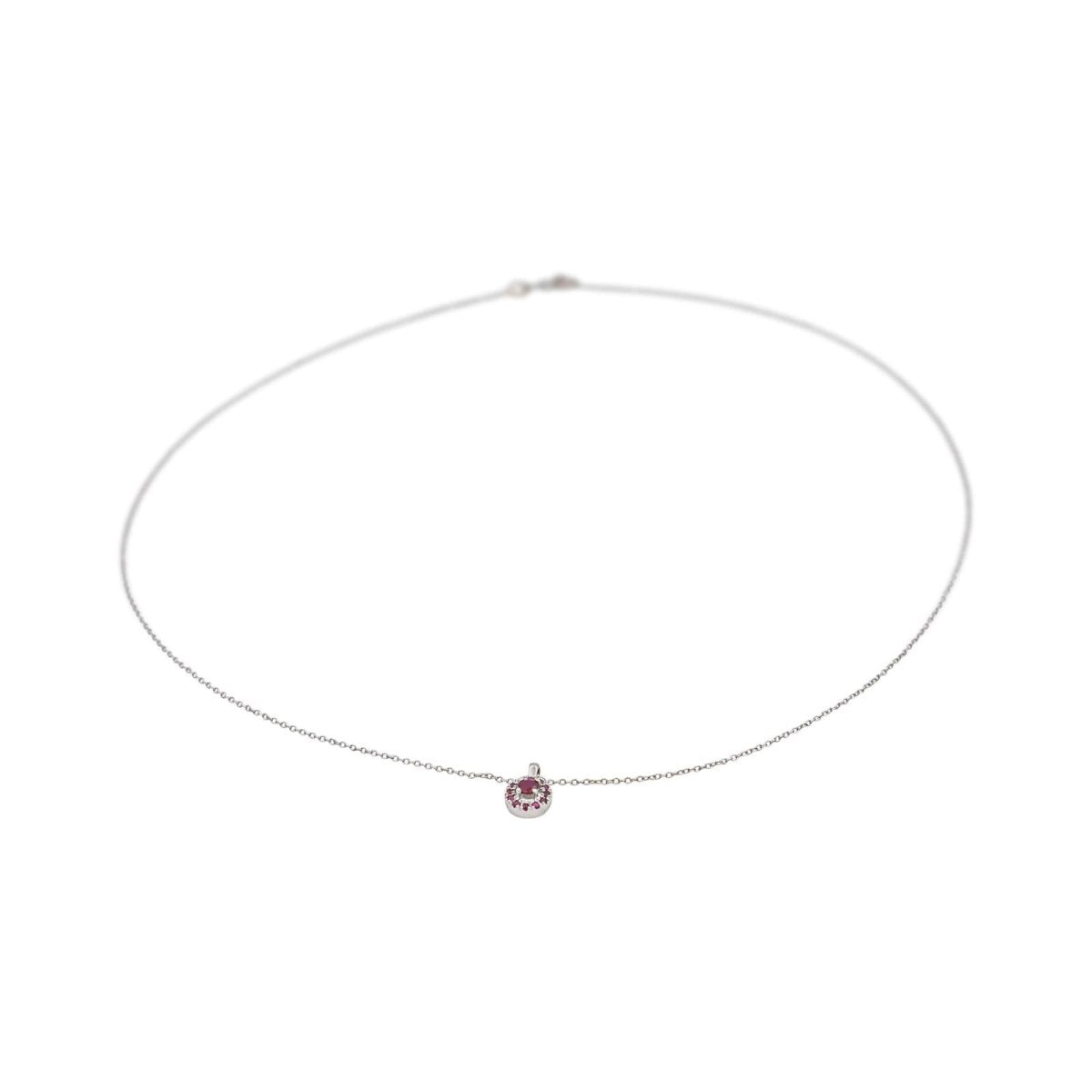 Mauboussin Collier Vie, Volupté & Passion Or blanc Rubis - Castafiore