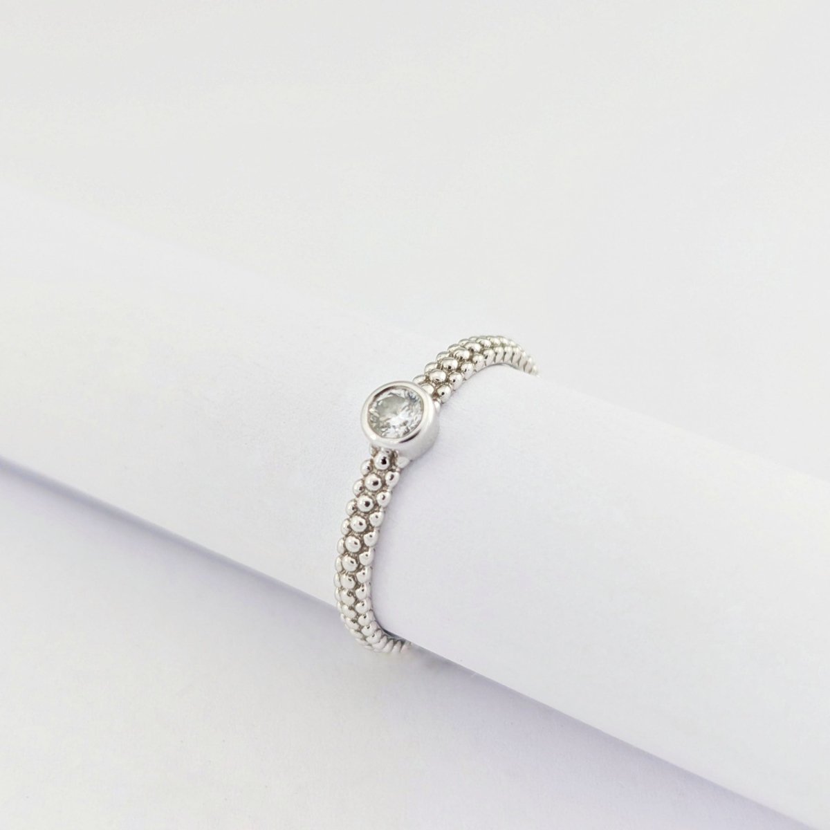 Mauboussin - Solitaire Goutte de jour en Or Blanc - Castafiore