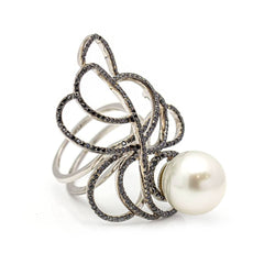 Bague SPIDER en or blanc et diamants d'occasion