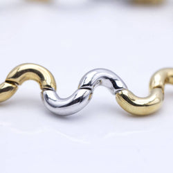 Bracelet Vagues Bicolore.