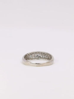 Bague jonc diamants 1 ct