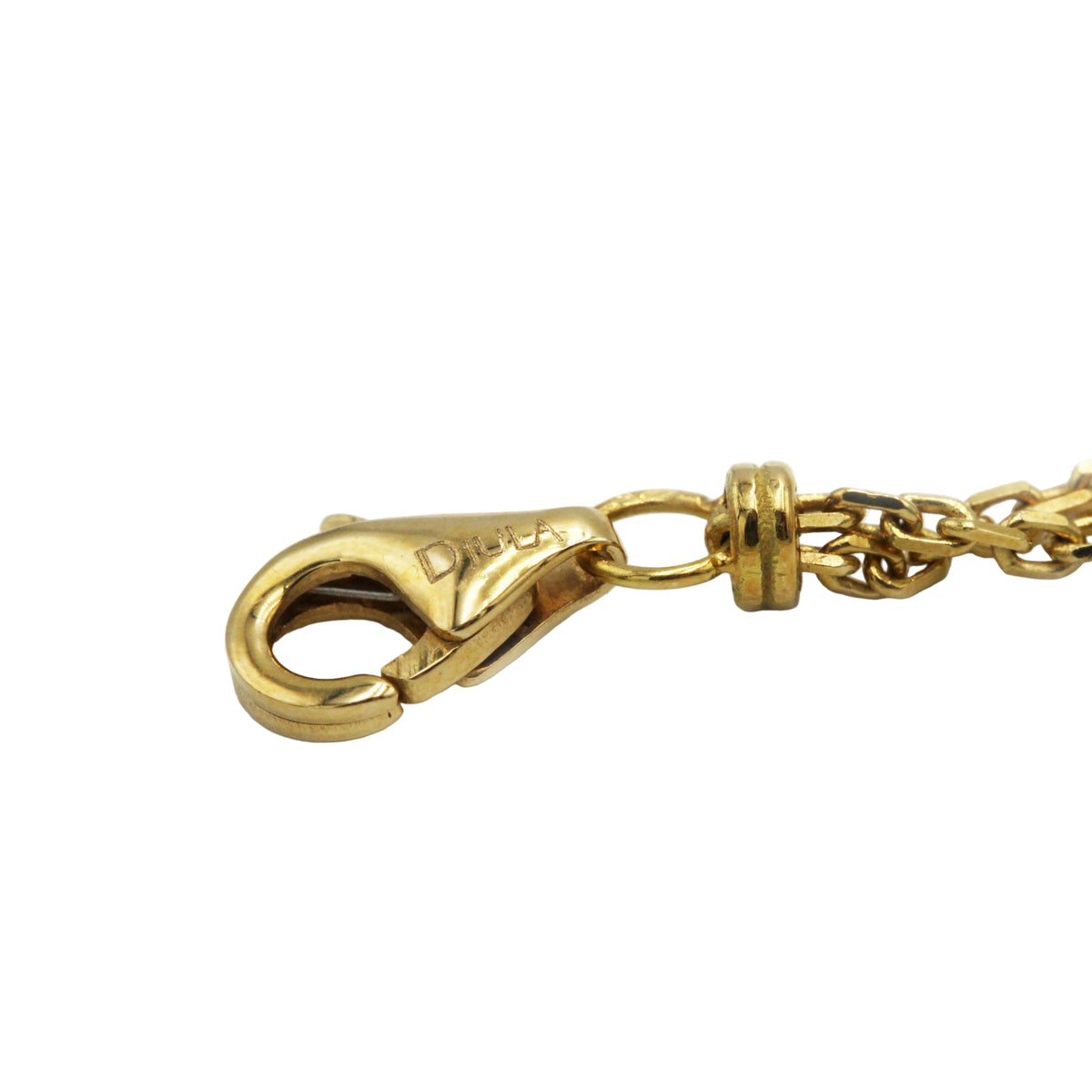 Bracelet Souple DJULA Pampilles en or jaune, or blanc et diamants