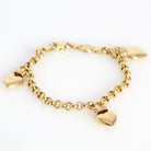 Bracelet rolo hearts en or 18k