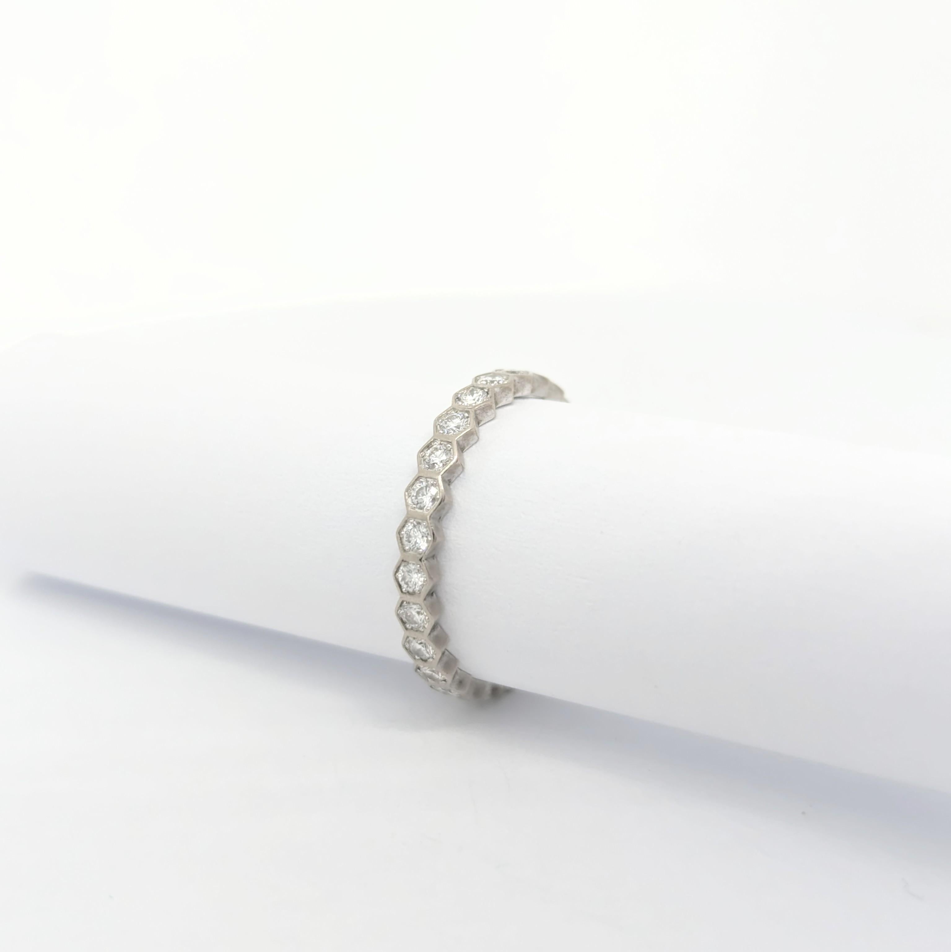 Alliance Chaumet or blanc et diamants