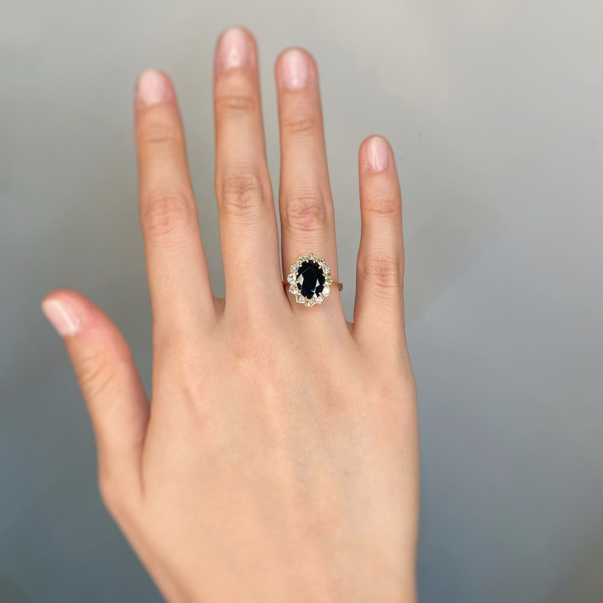 Bague - Or, Saphir & Diamants