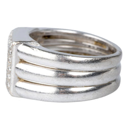 CHOPARD ring in white gold and diamonds