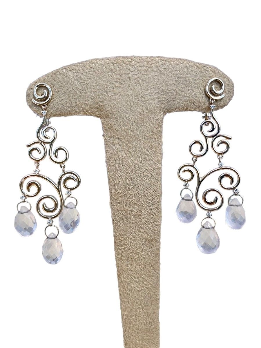 Boucles D’oreilles H.STERN, en or 18k
