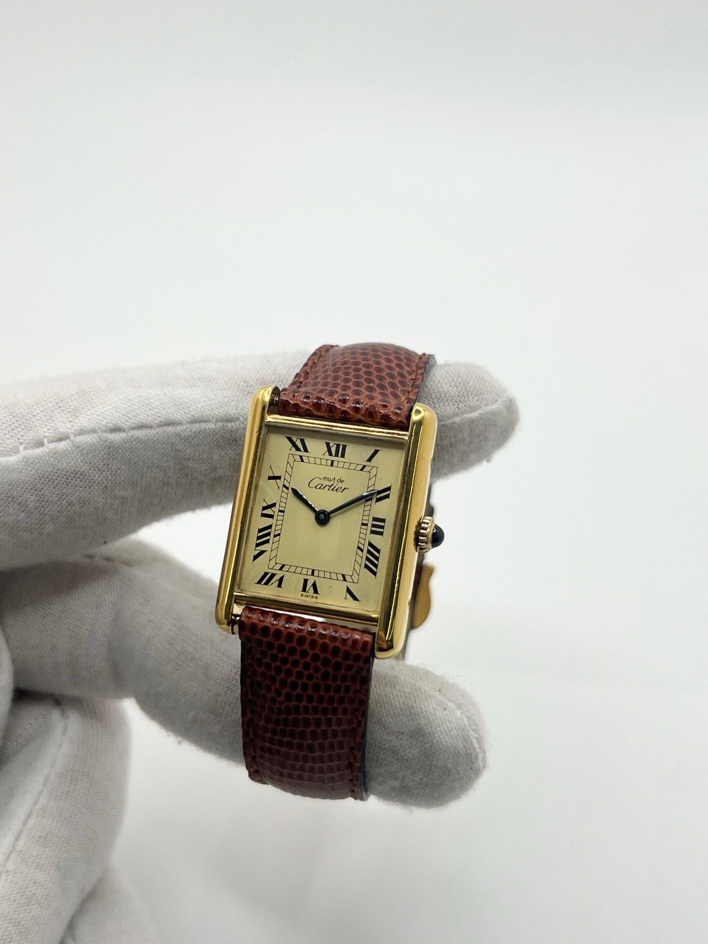 Cartier Tank Must Vermeil Grand modèle