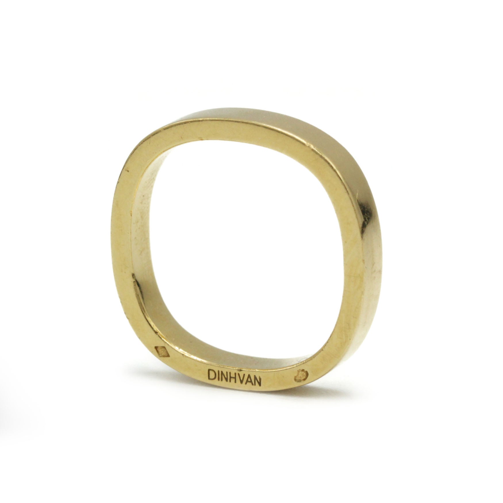 Ring Alliance DINH VAN "La Carrée" in yellow gold
