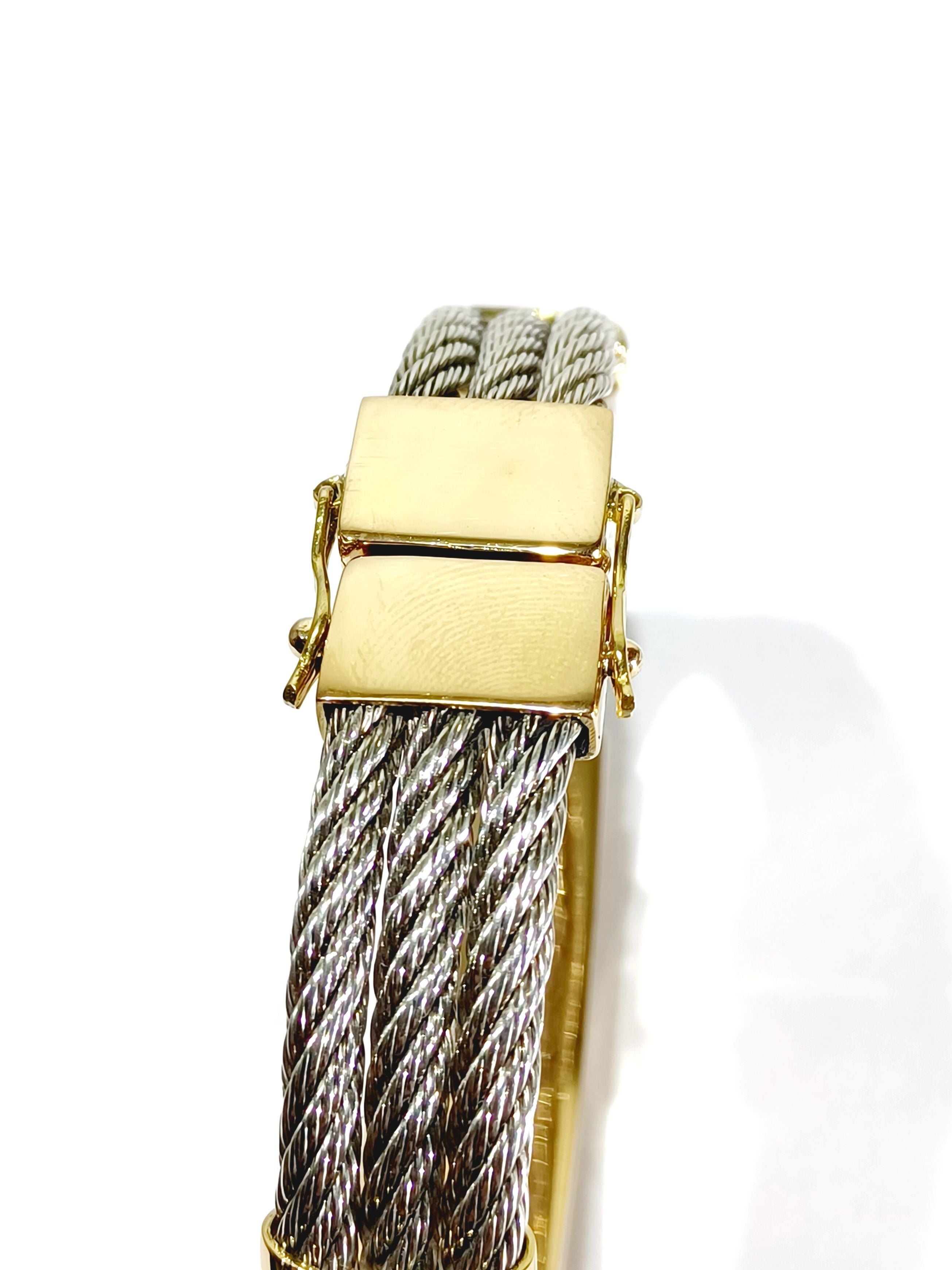 Bracelet en or et argent