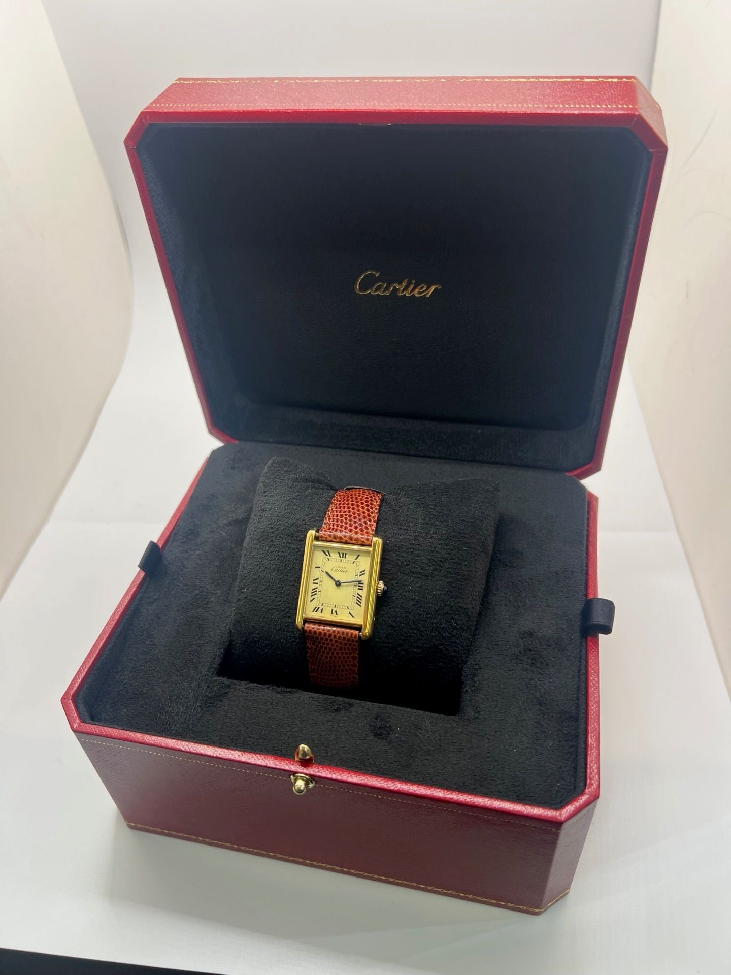 Cartier Tank Must Vermeil Grand modèle
