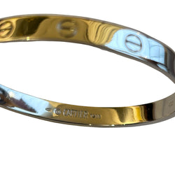 Bracelet Cartier "Love" en or blanc, taille 17