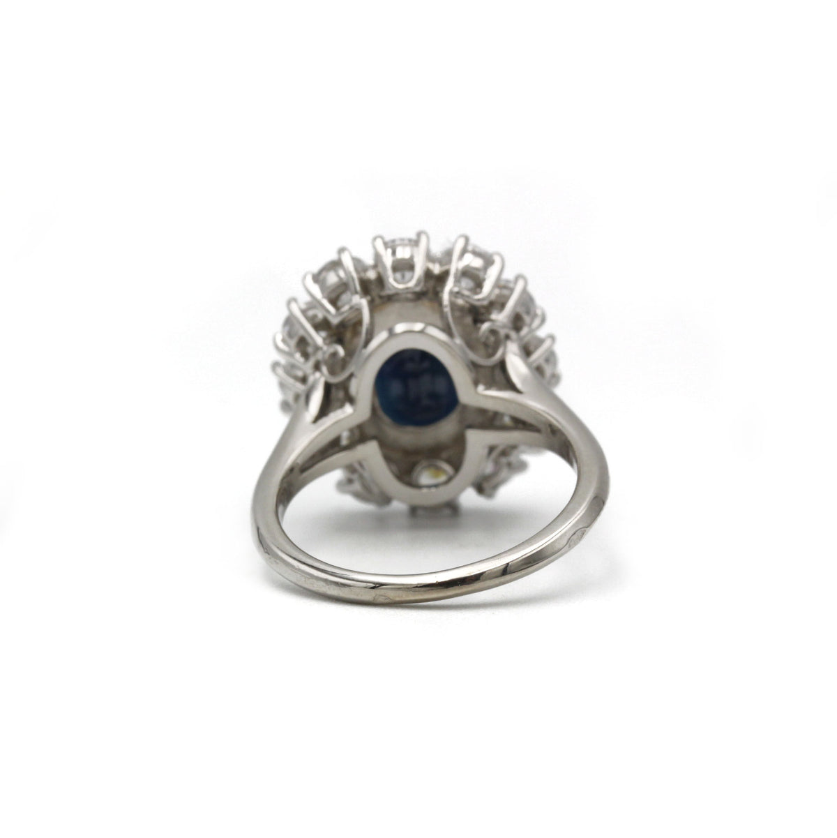 Bague - Or, Diamants & Saphir