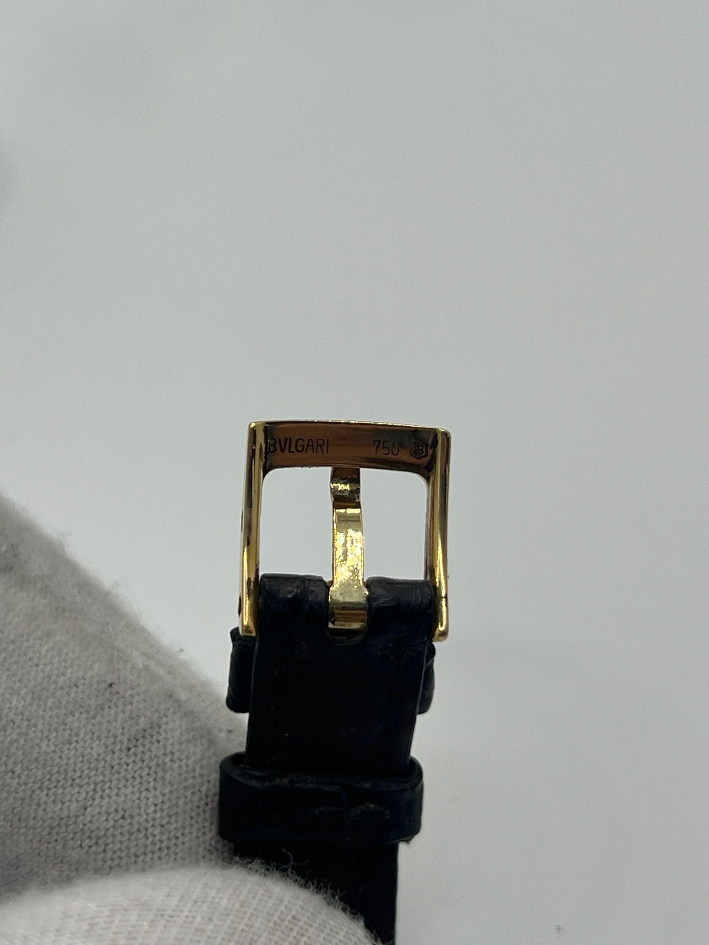 Montre BULGARI Bulgari Lady en or jaune et cuir