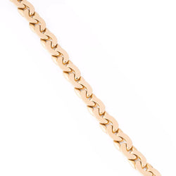 VAN CLEEF &amp; ARPELS Curb Bracelet with rounded links in yellow gold 
