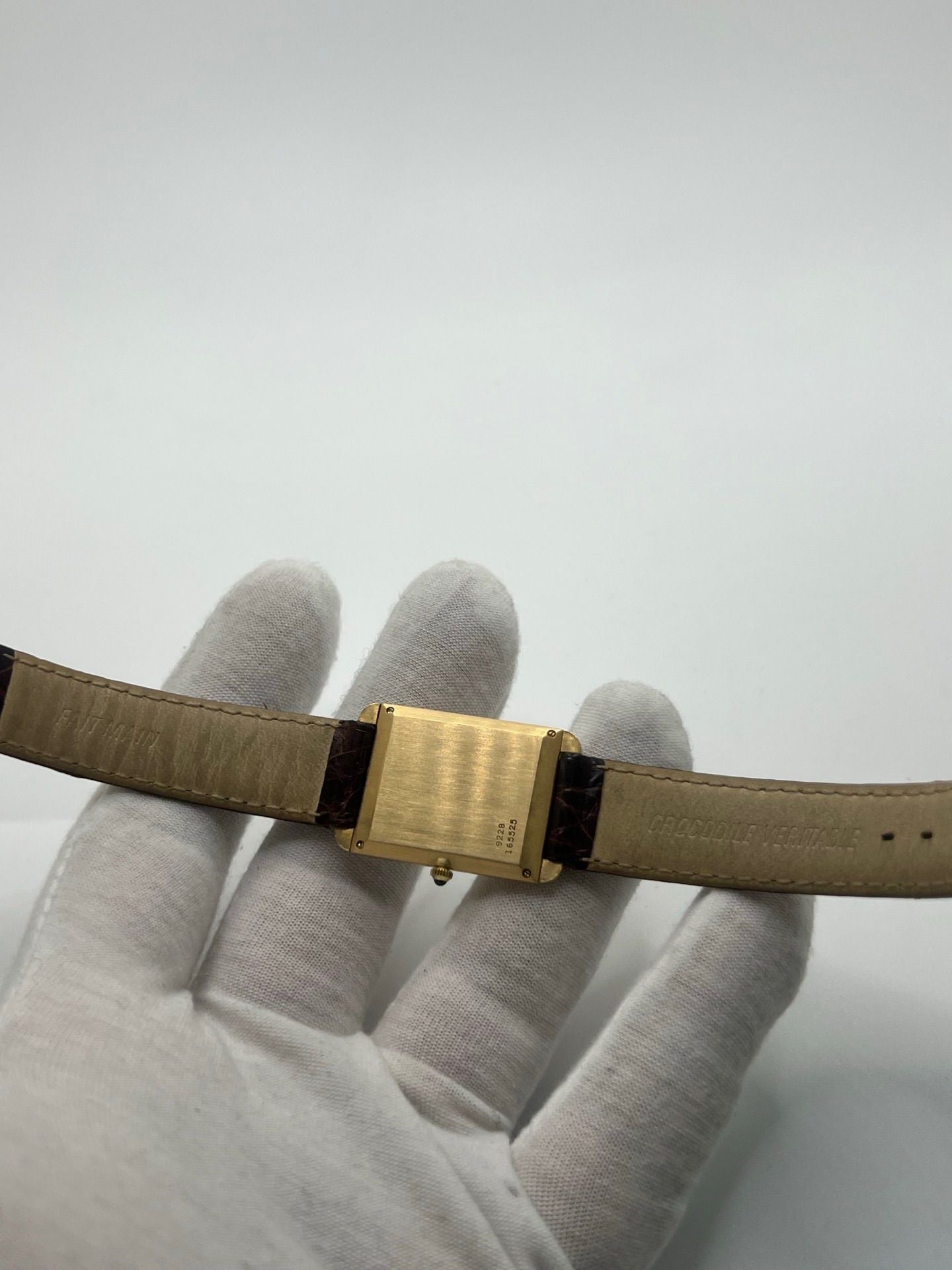 Montre PIAGET Tank allongée en or jaune