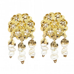 Boucles d'oreilles originales KESHI1900 avec diamants