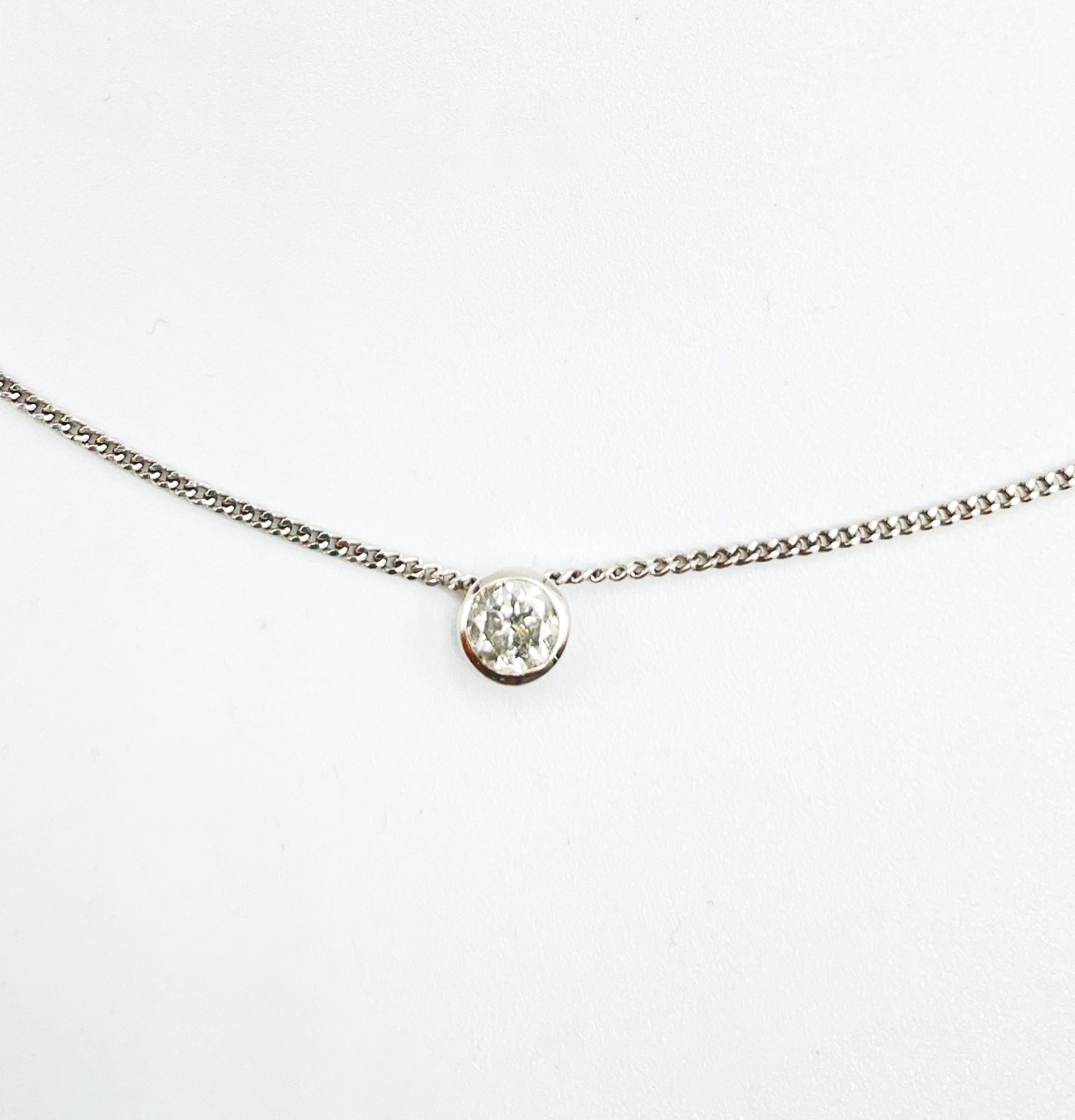 Collier Diamant Solitaire