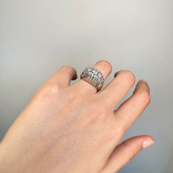 Bague - Platine et Diamants