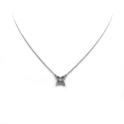 Collier Pendentif - Or blanc & Diamants
